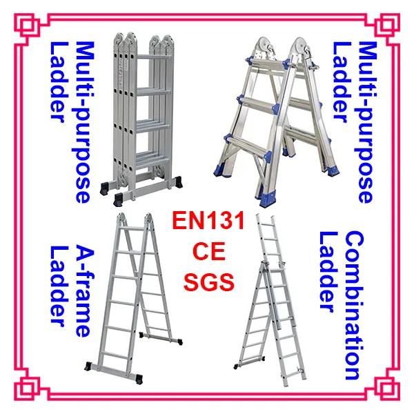 Aluminium multifunctioneel verlengladderplatform CE/EN131