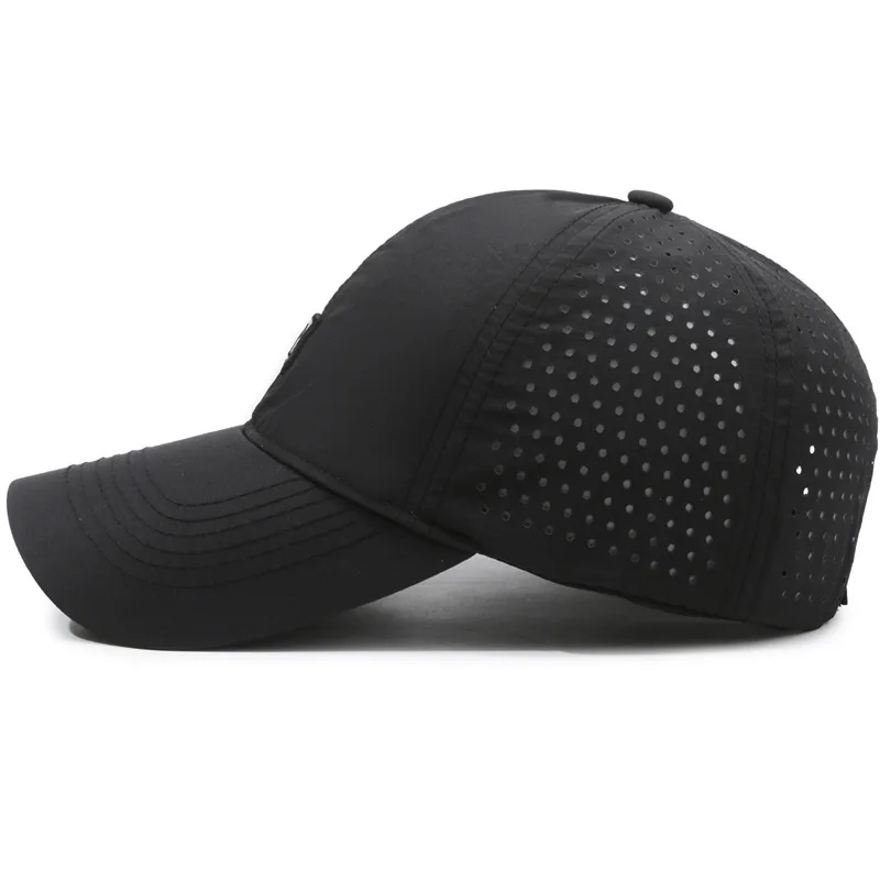 Breathable Quick-Dry Baseball Cap with Ventilation Holes, Unisex Outdoor Sports Sun Hat, Lightweight & UV Protection