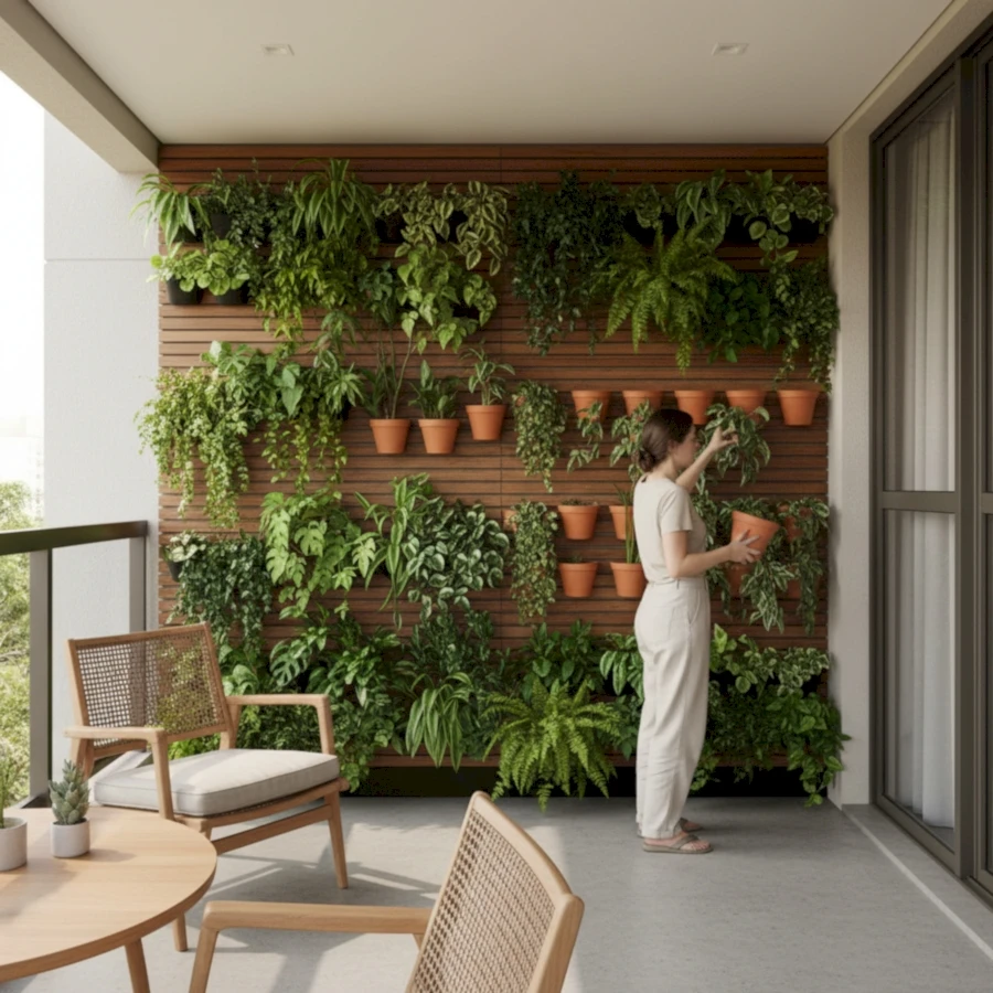 Ideias para montar um jardim vertical em casa