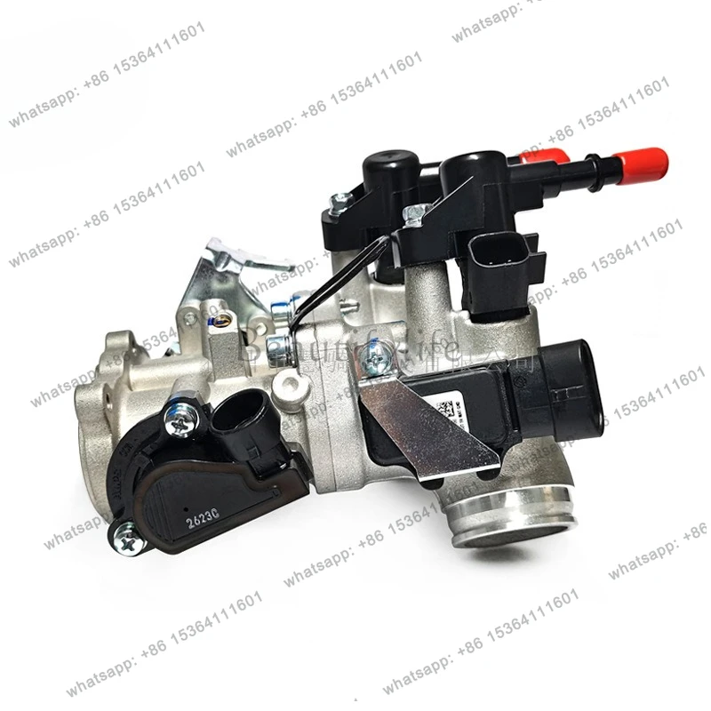 

EFI throttle body assembly, double cylinder 300/400CC motorcycle throttle valve accessories