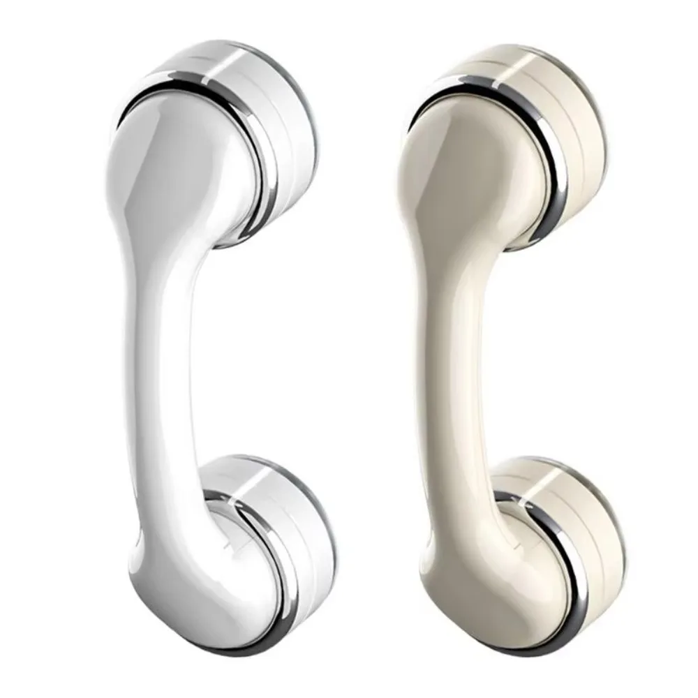 Offers Safe Grip Suction Cup Door Handle Strong Suction Removable Wardrobe Door Handle No Drilling Waterproof