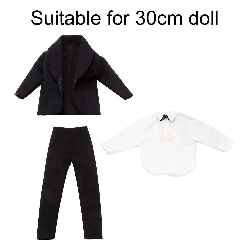캐주얼 세트 데일리 웨어, 30cm 인형 세트 의류, 남성 인형 셔츠, 1/6 인형 바지, 1 세트