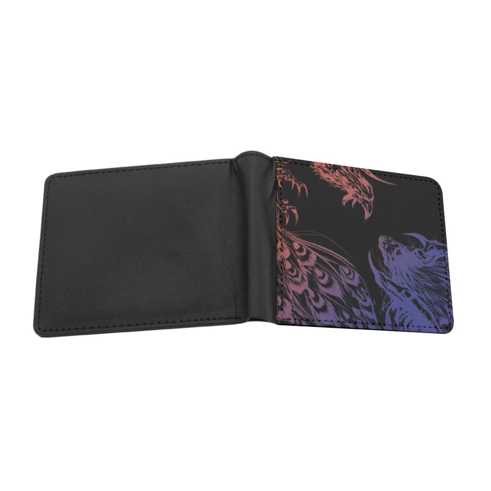 Final Fantasy Xvi ~ Fate Color New Men's Wallet Short Fashion Pu Leather Wallet Multi Card Wallet Final Fantasy Xvi Final