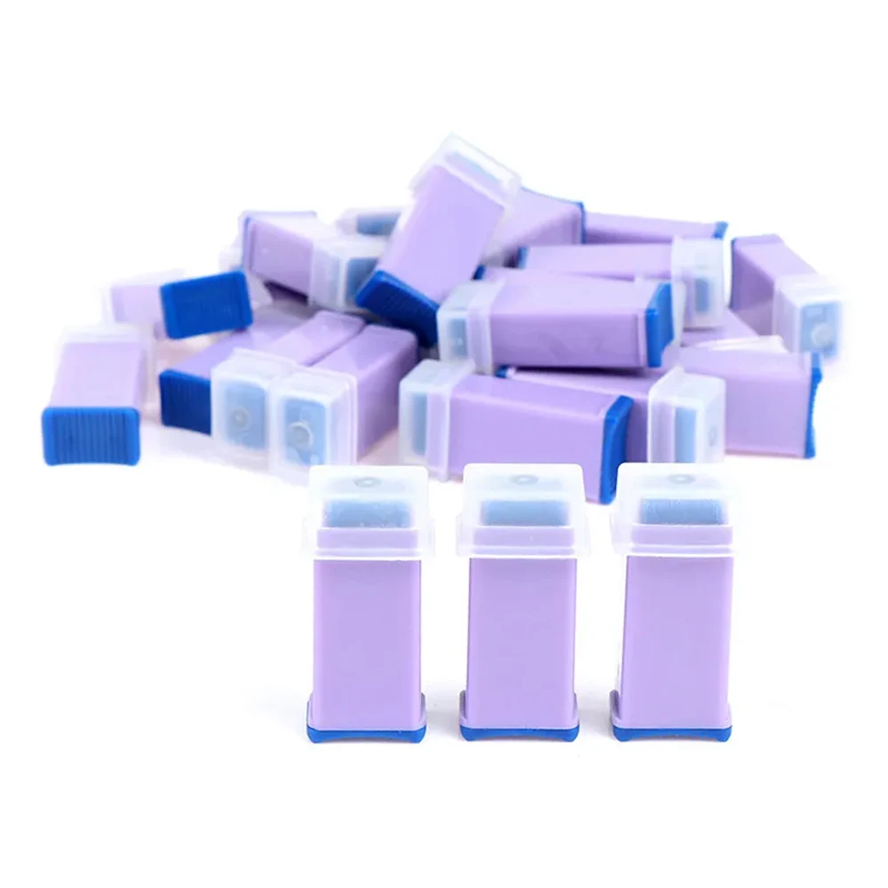 100Pcs 28G/26G Disposable Blood Collection Stamp Shape Auto-retraction Needles Bloodletting Sterile Painless Lancet Fast Healing