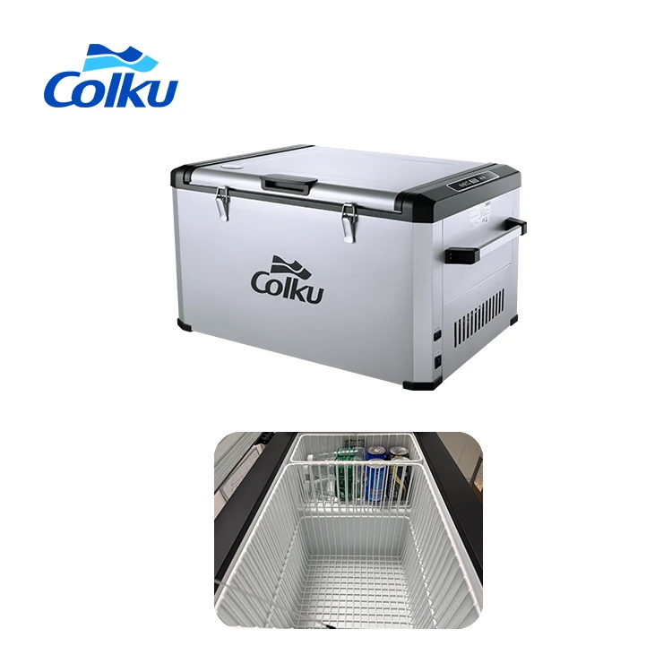 

Mini Car Fridge Freezer Battery Optional DC 12V 24V 60L Portable Refrigerator Electric Cooler Box for Camping