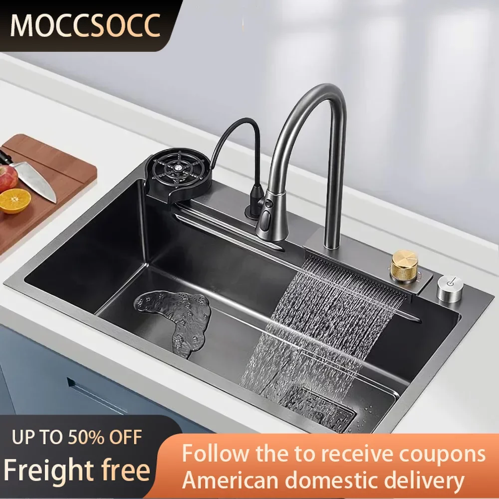 

Draining and Cutting 3-in-1 Utility Sink Multi-functional Farmhouse Sink With Kitchen Sink Accessories （31.5 * 17.7in） For Sinks