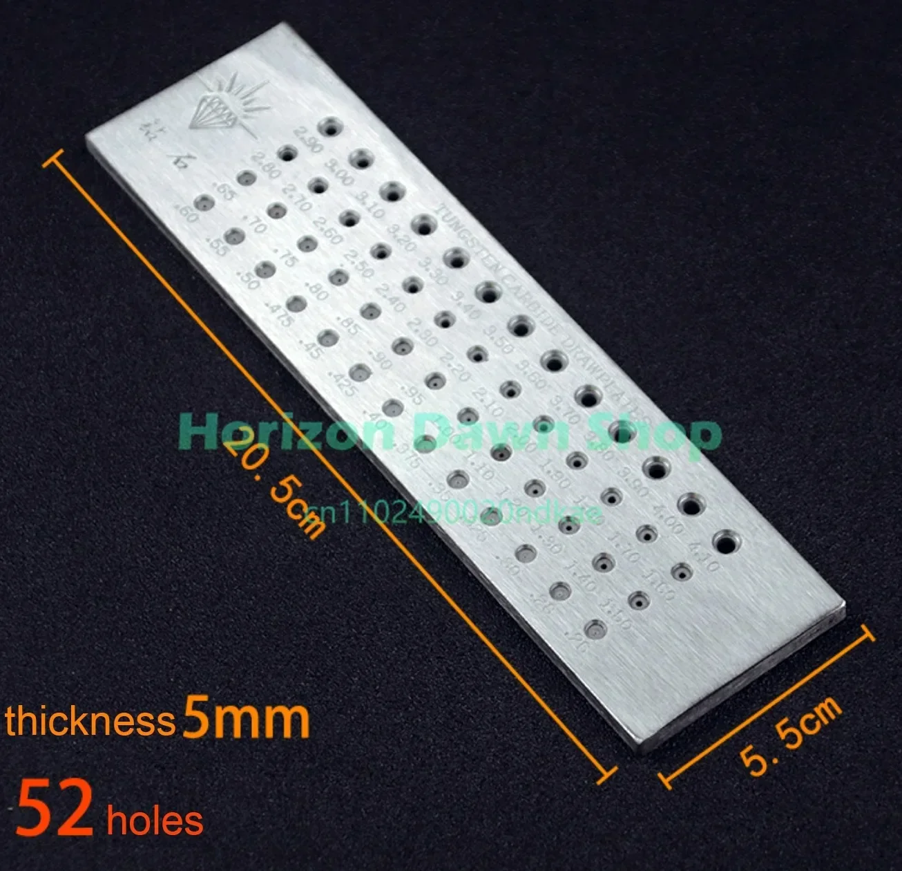 drawing die Wire Drawplate for Jewelry Making Round Holes Wire Drawing Board  Jewelry Making Tool