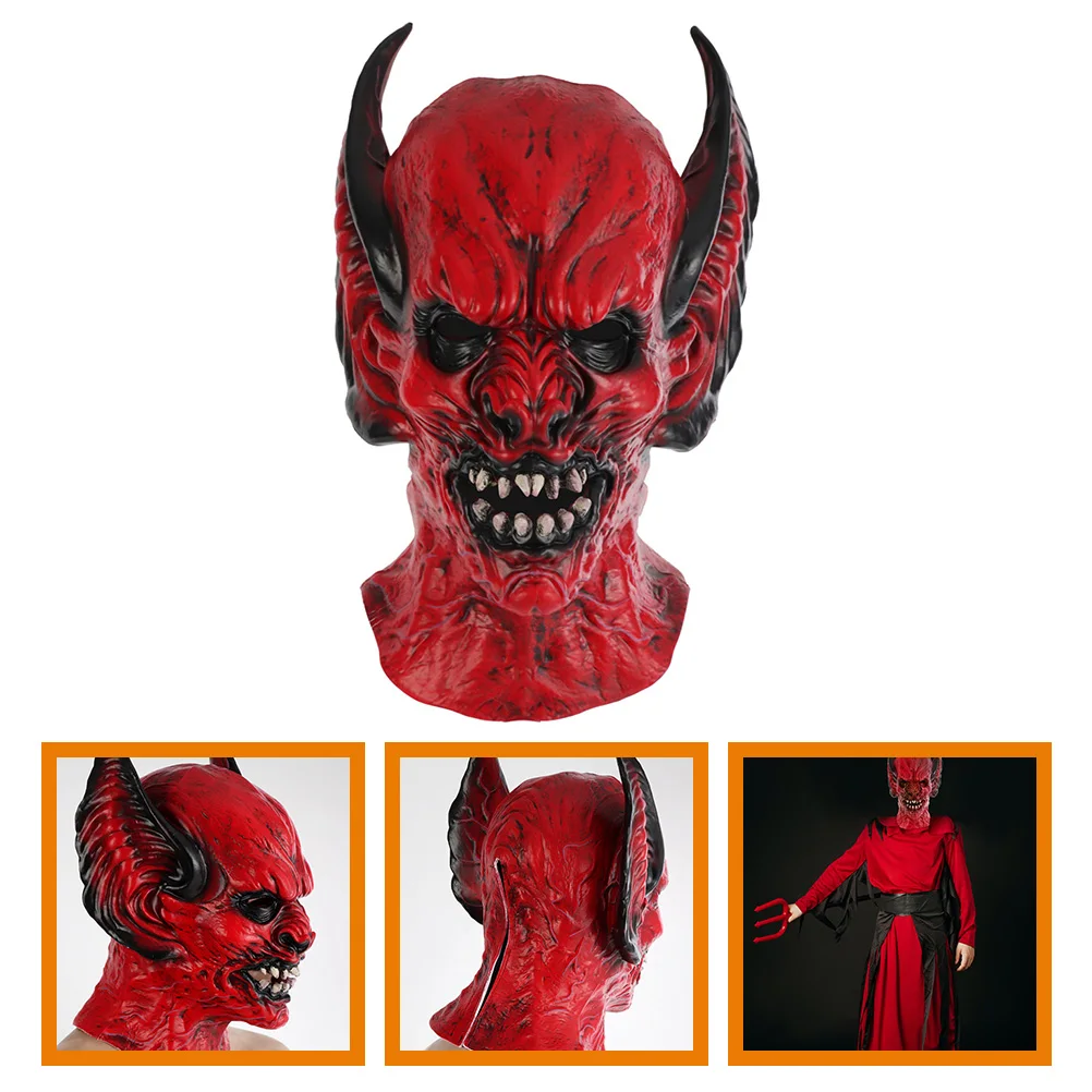 

Bat Head Halloween Scary Realistic Decorations Creepy CosplayHaunted House Stage Performance Prop