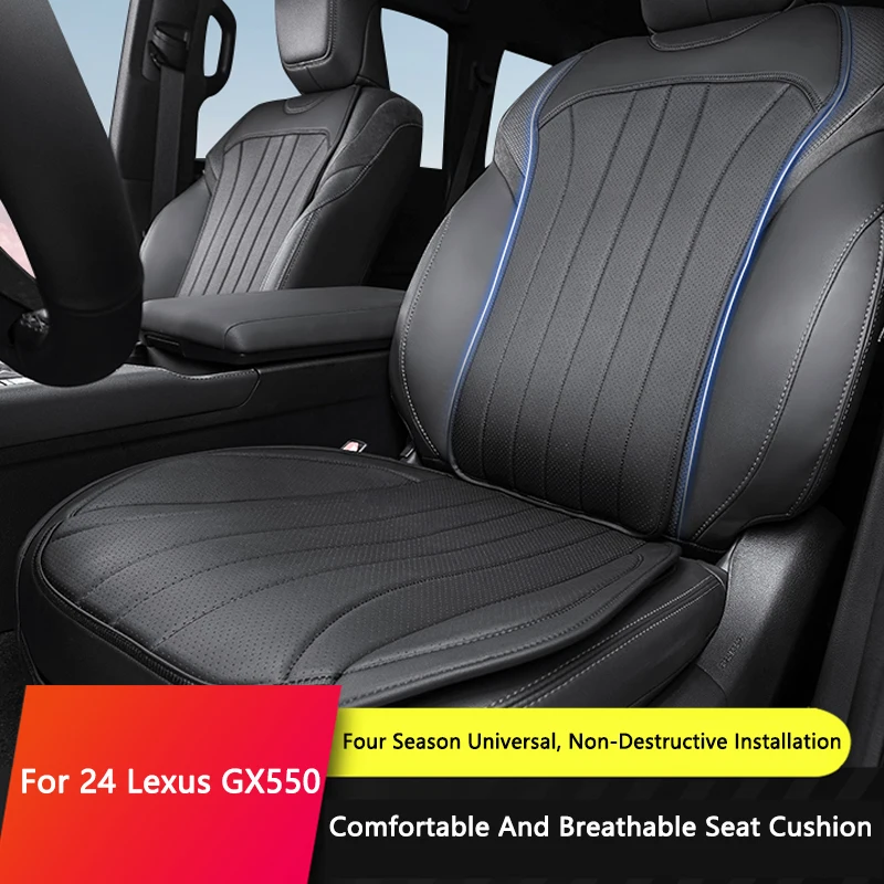 TImp IAN-Juste de Siège de Voiture en Polymères de Cuir Respirant, Coussin de Soutien de la Taille, Avant et Arrière, Adapté aux Quatre Saisons, Lexus GXCape H 2024