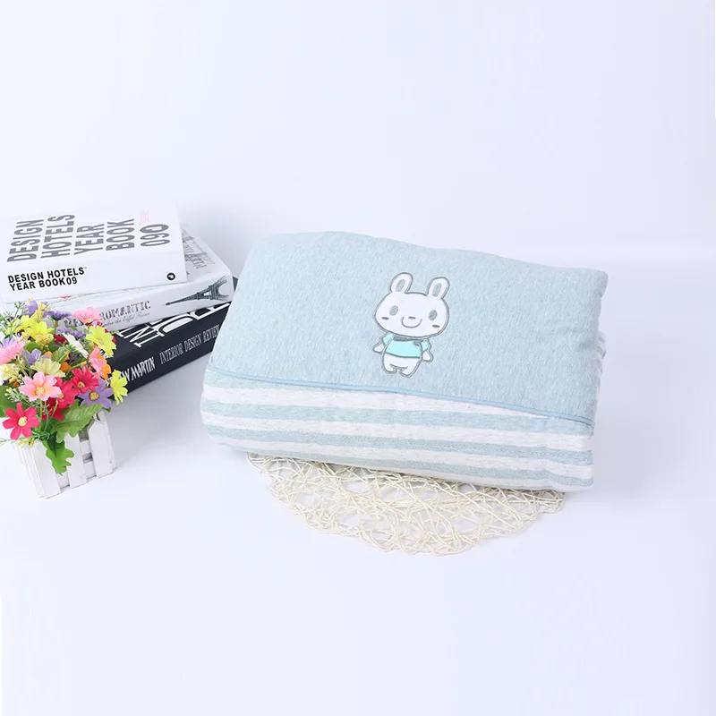 Children Summer Quilt Summer Cool Comforter Swaddling Cotton Crib Kindergarten Cartoon Air Conditioner Quilt Toddler Nap Blanket