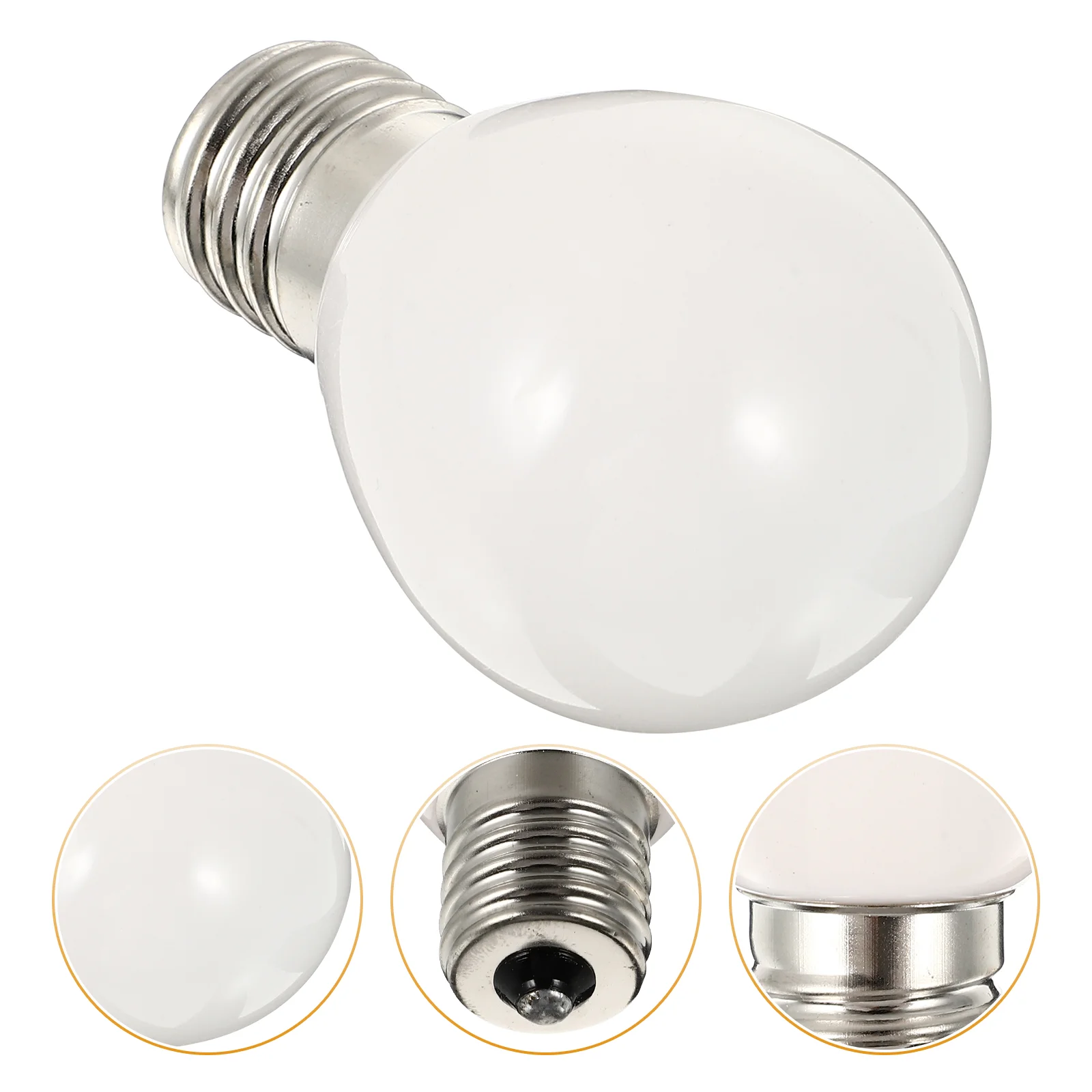 

Milky White Light Bulb LED Small Simple Lamp Replacement Useful Screw Home Supplies