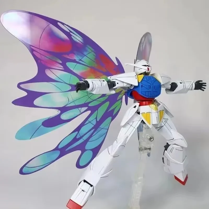 HG 1:144 Turn Inverted Wings of Light Moonlight Butterfly Special Effect Ornament Action Figure Display Bracket Toy for Boys