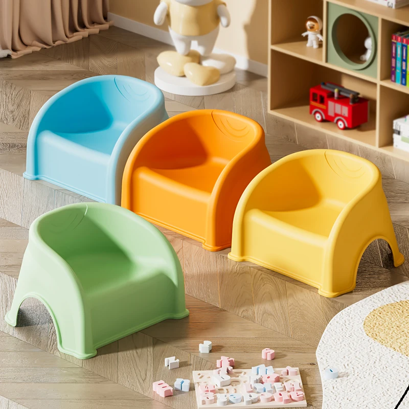 

Stool Plastic Rainbow Shape Footstool Safety Kids Step Stool Seat For Living Room Indoor Furniture Children'S Stool Toy