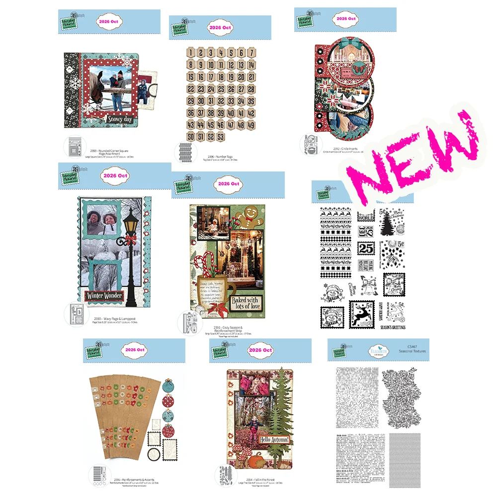 Metall-Stanzformen für DIY Scrapbooking, Basteln, Fotoalbum-Vorlage, handgemachte Dekoration, Fingerstempel, 2026 neu
