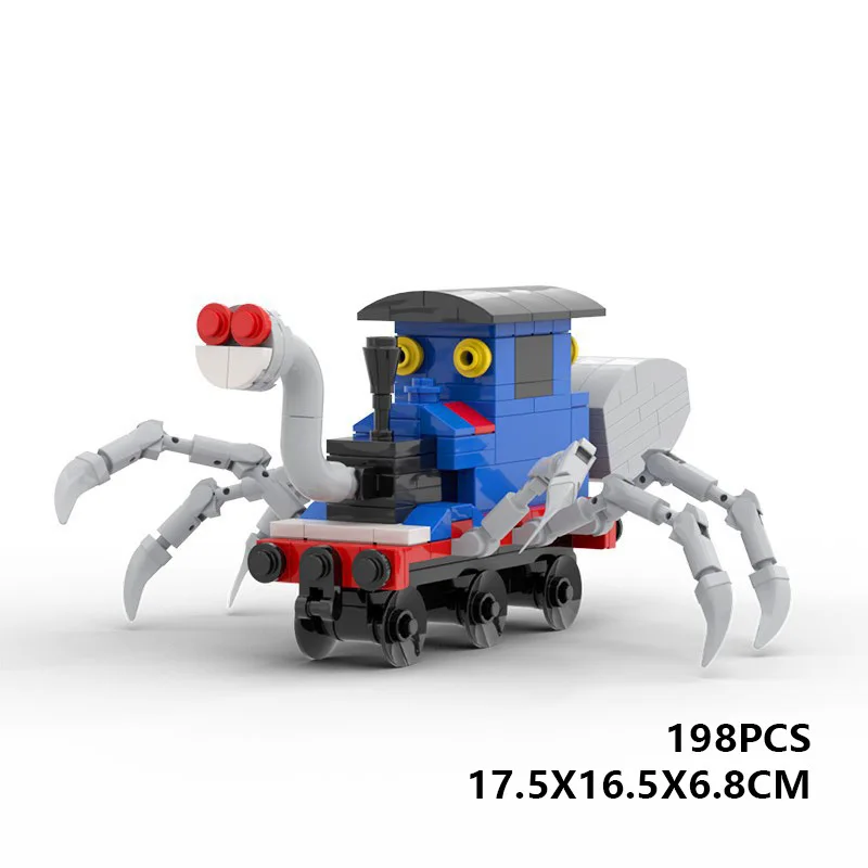 Klocki konstrukcyjne Ipuranol MOC kompatybilne z figurkami peryferyjnymi LEGO, gra wariant Charles Little Train EXE