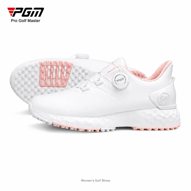 PGM Women Golf Shoes Summer Waterproof and Anti Slip Outdoor Height Increasing Sports Sneakers