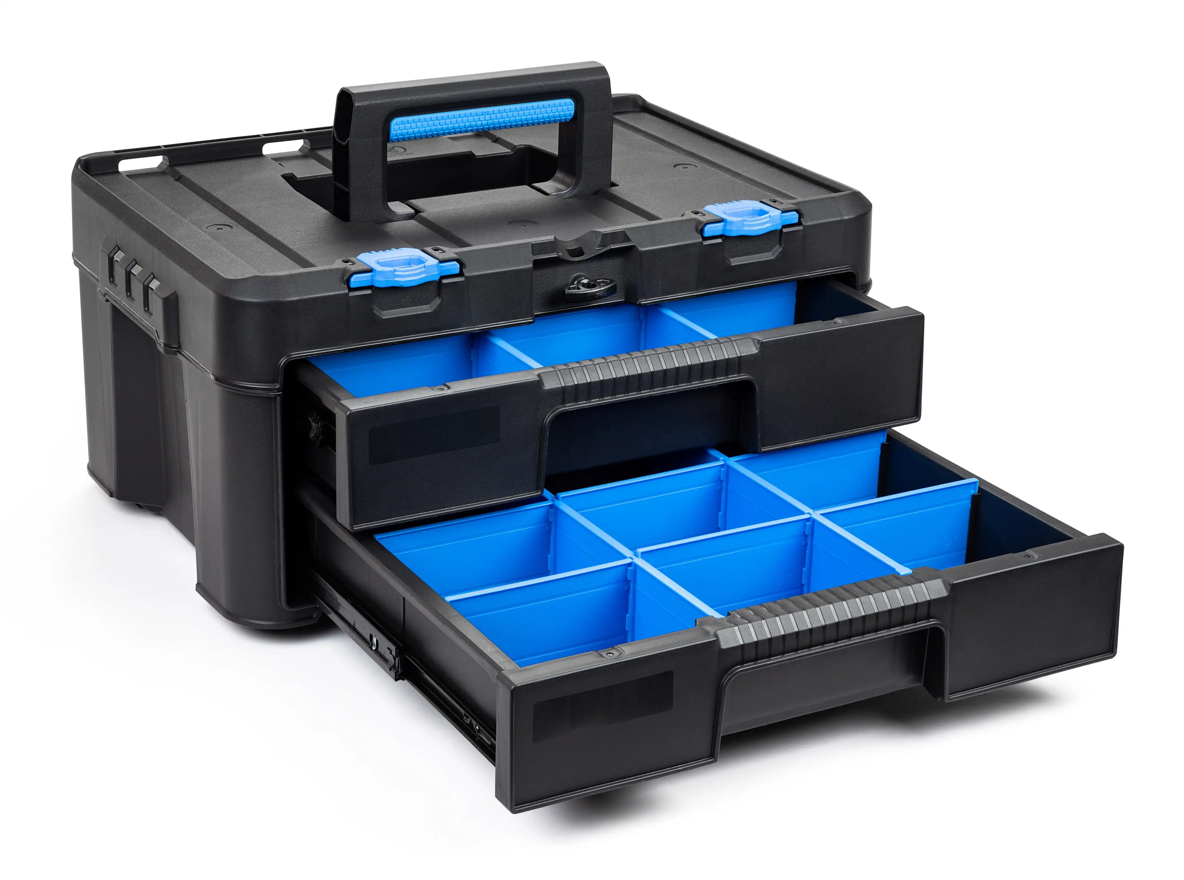 Duas gavetas Tool Box para o Hart's Stack System, Fits Modular Storage System