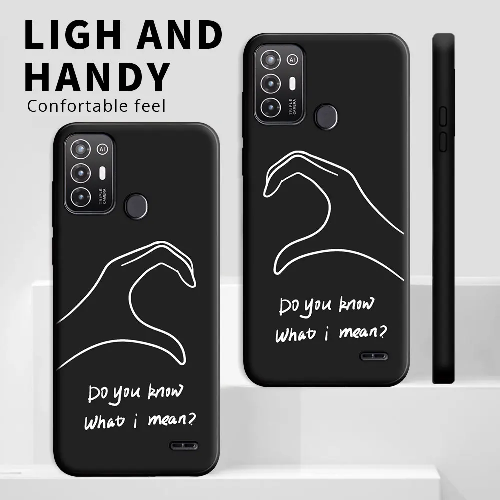 For ZTE BladeA52 A52 Lite ZTE A53 Pro Case Shockproof Silicone Soft TPU Phone Case For ZTE Blade A53 Back Cover Fashion Cartoon