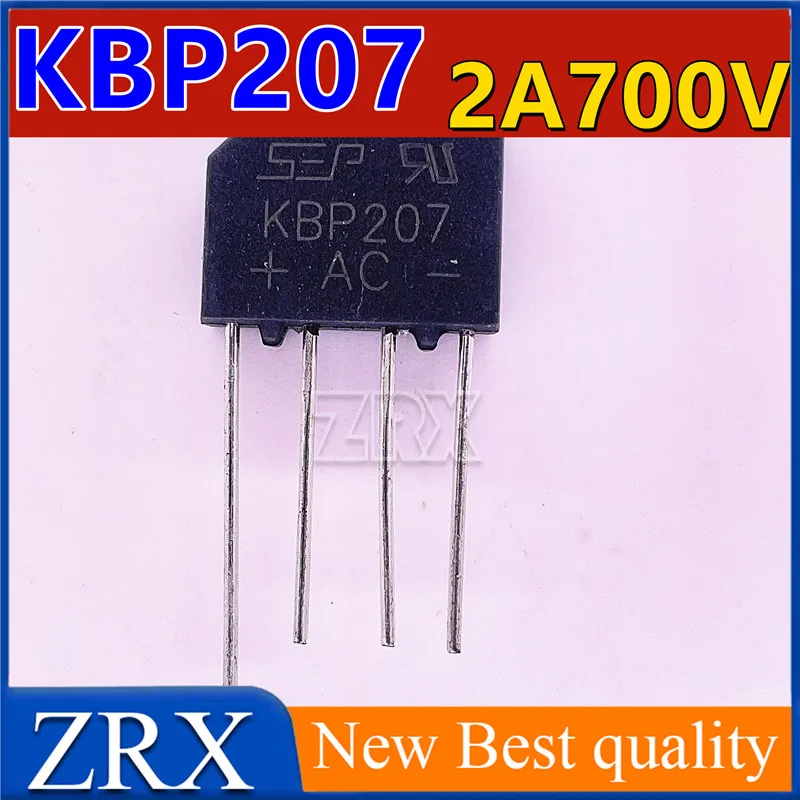 10Pcs/Lot New original KBP207 rectifier bridge reactor In Stock