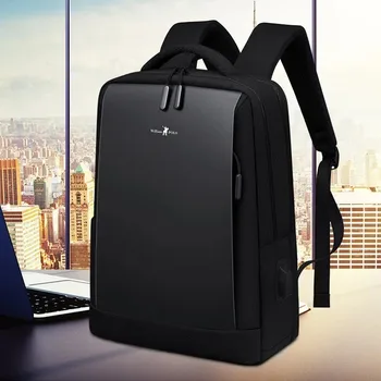 حقيبة ظهر ويلامبولو بسيطة بسيطة للطالبات الجامعيين حقيبة كمبيوتر البرية حقيبة ظهر للرجال حقيبة كتف خفيفة الوزن للأعمال