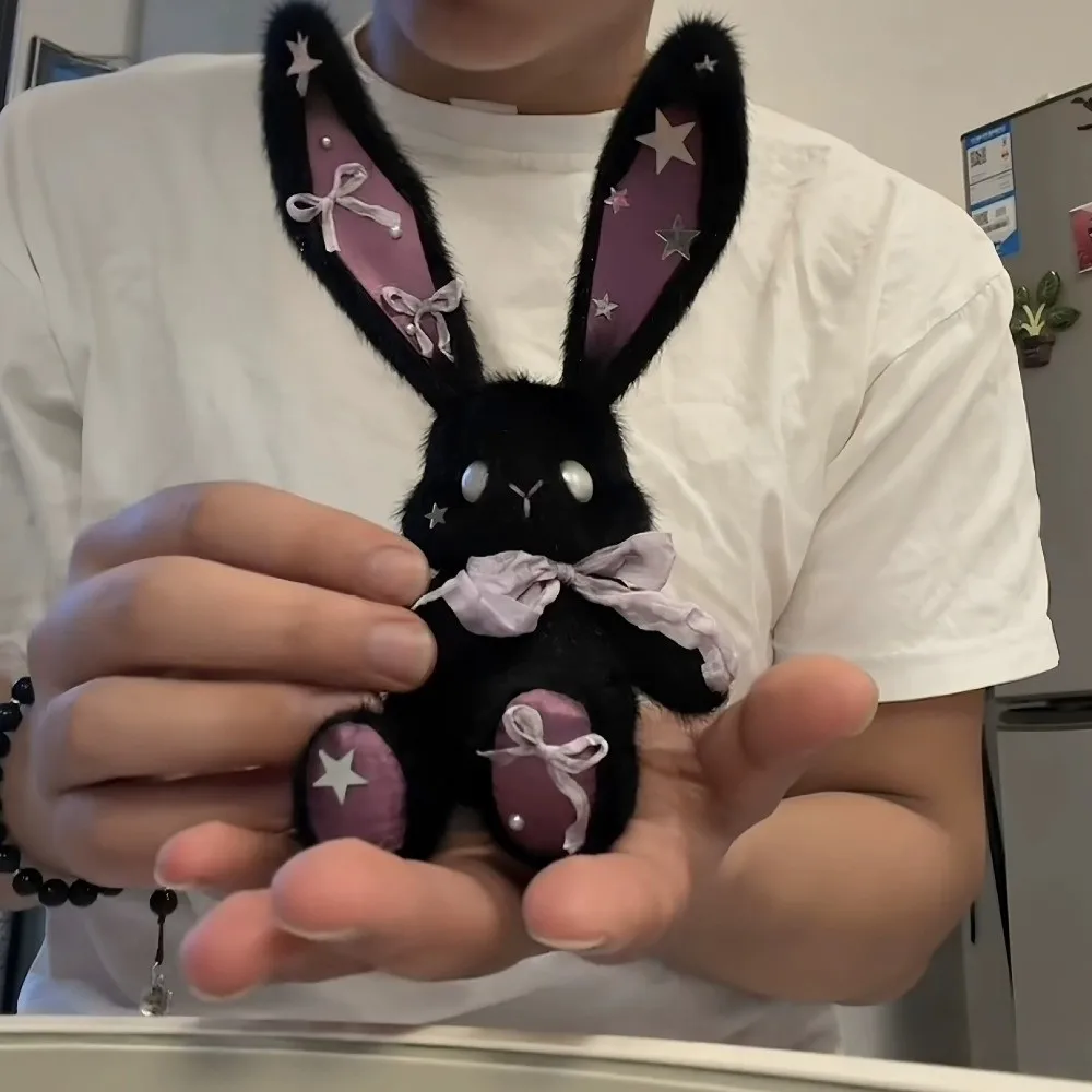 DIY Kit Rabbit Keychain Material Kit Weird Bunny Creative Design Bunny Keychain Material Bag Furry Cute