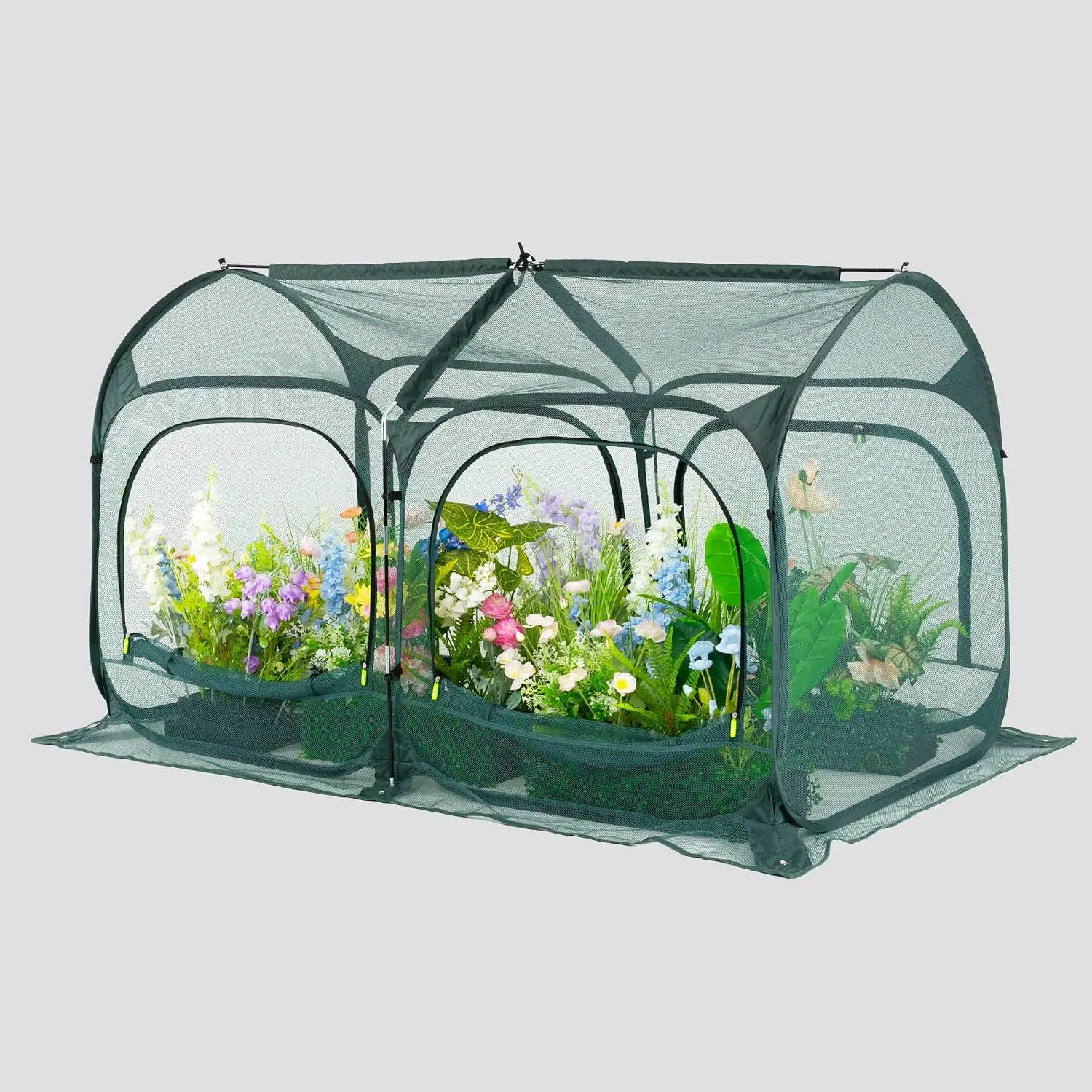Poray Large 8.2x4FT Plant Netting Cover, Pop up Tunnel Crop Cage Gardening Net,Pest Guard Cover for Vegetables &Fruits,Durable