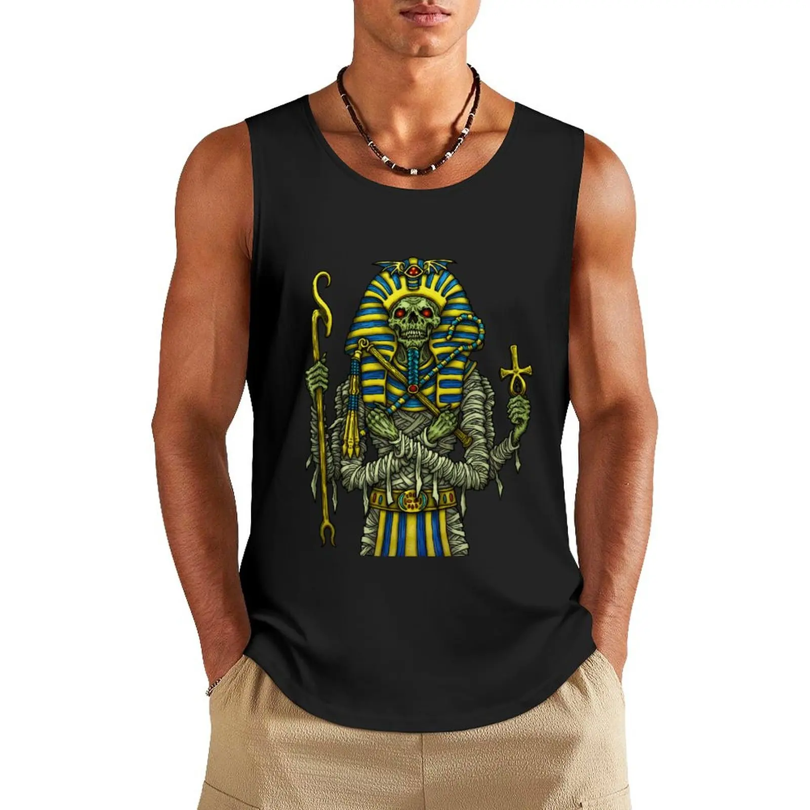 Black Pharaoh - Azhmodai 2019 Tank Top gym men Sportswear for men Men gym sportswear