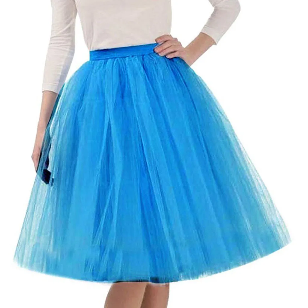 Women Vintage Tulle Skirt Short Tutu Mini Skirts Adult Fancy Ballet Dancewear Party Costume Ball Gown Mini skirt Summer 2024 Hot