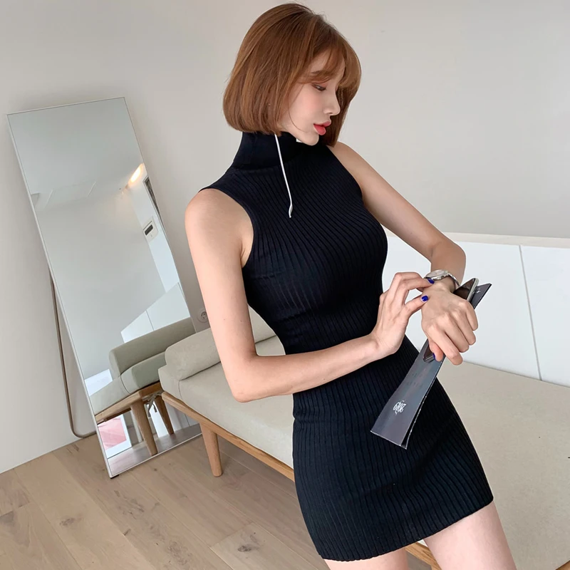 ハイネックニット レディース ファッション スリミング ベースレイヤー スカート 春秋 ハイウエスト 韓国風 スカート