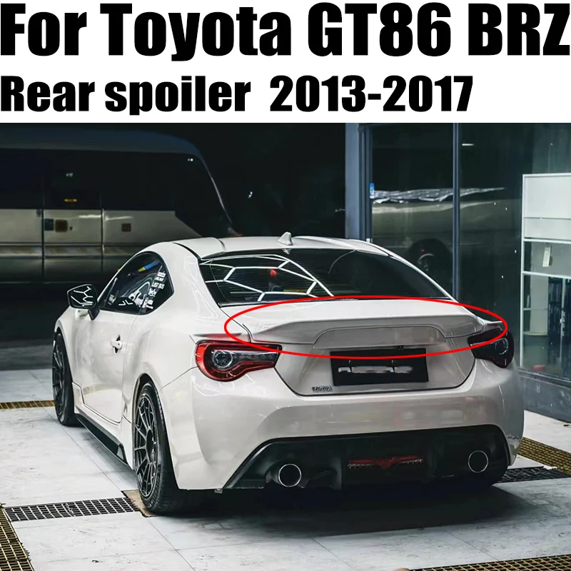 

For Toyota GT86 BRZ Spoiler Wing 2013-2017 Carbon Fiber Spoiler Wing Trunk Lip Boot Cover Car Styling