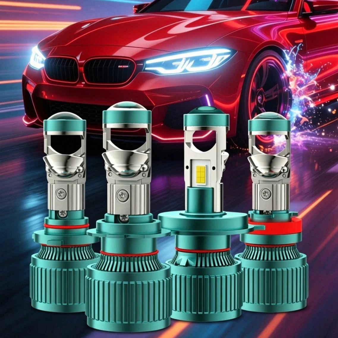 NXY T8S 소형 어안렌즈 레이저 프로젝터 렌즈 H7 - Laser Led Headlight Projector Lens 리뷰 및 가격
