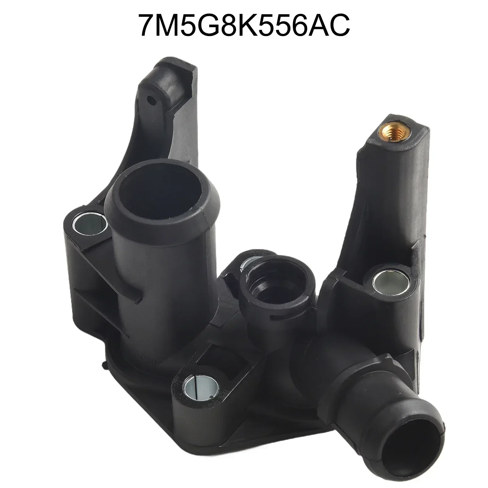 

Engine Coolant Water Outlet Thermostat Housing Coolant Housing Thermostat Housing 1098780 1221325 1306056 Black