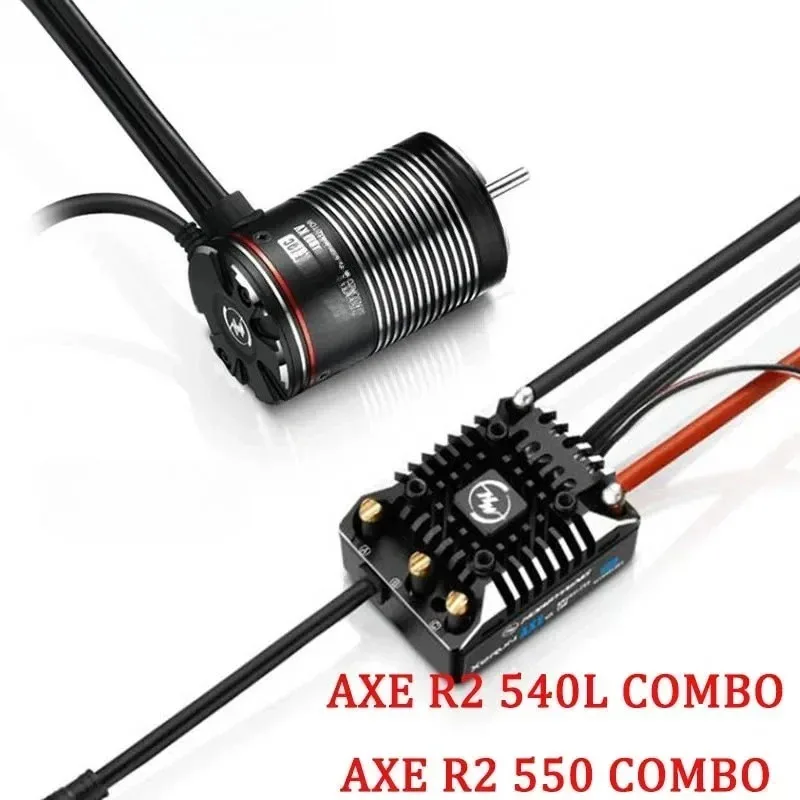 

R2 80A Brushless ESC with 540L 550 R2 2100KV 3300KV Brushless Motor for 1/10 RC Car 5.0