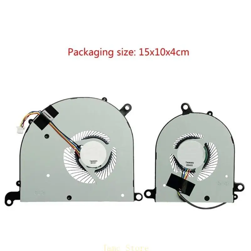 LX0B Laptop CPU GPU Radiator 5V 0.5A 4 Pin 4-KAYA UNTUK MSI PS63 MODERN 8RC 8SC