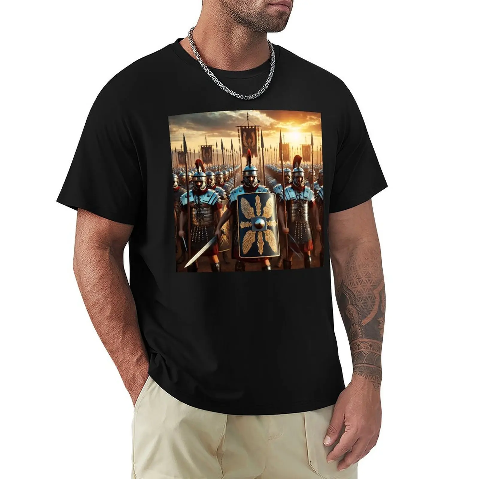 

Roman Legion T-Shirt Clothing funny gifts anime figures mens graphic t-shirts funny
