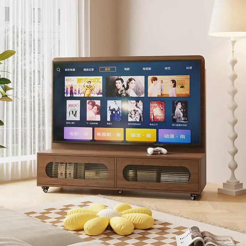 

Передвижной шкаф для телевизора, современный простой бытовой шкаф для небольшой квартиры, гостиной, спальни, встроенный шкаф для хранения книг и газет