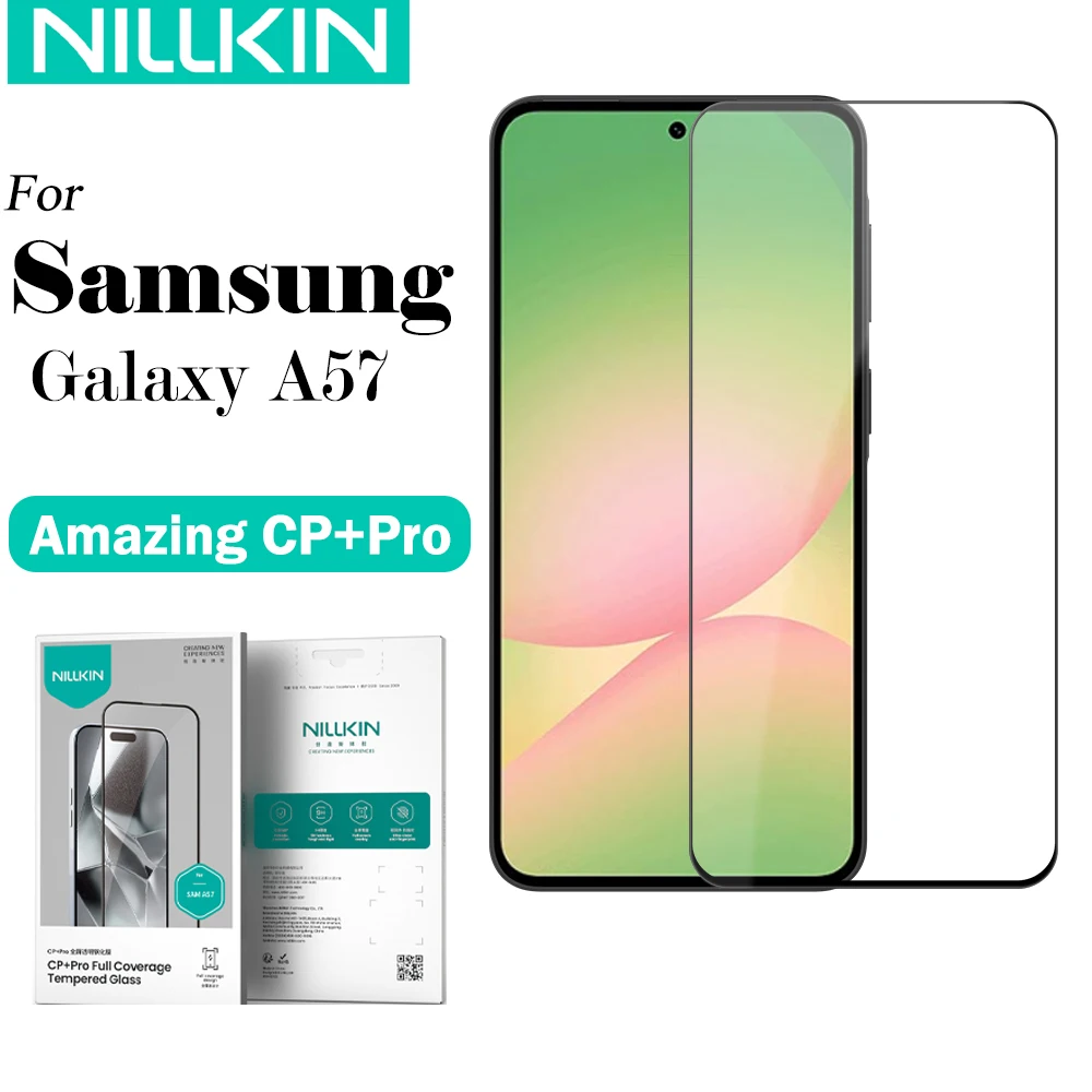 

Nillkin For Samsung Galaxy A57 A37 CP+Pro Tempered Glass 2.5D Full Cover 9H Anti Explosion Screen Protector
