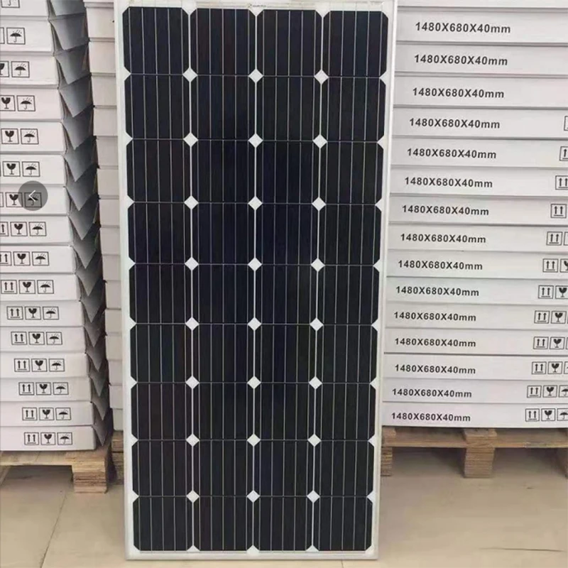 Mono solar panel 150w 18v solar modules 160w 170w solar cell plate Households charge with 12v batteries and go off the grid