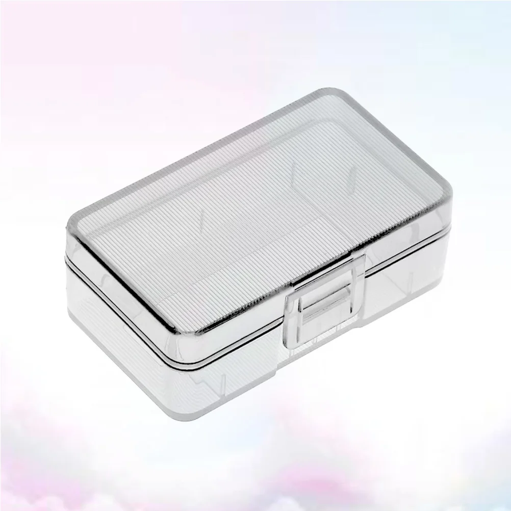 

Storage Box Transparent PP Compact 7 3x2 22x2 22cm Safe Guard Travel Holder Case Box Organizer
