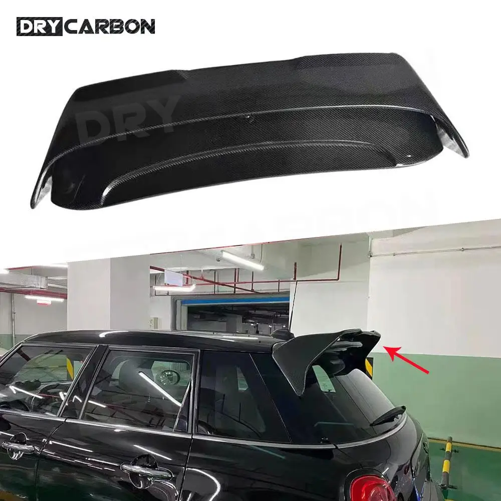 

for BMW Mini F55 F56 Carbon Fiber Rear Roof Wing Spoiler Lip Racing Trim Body Kit Rear Roof Spoiler Wing