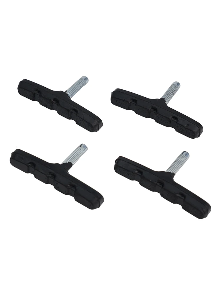 New Practical Brake Pads Rubber Shoes 4/8pcs Spare Parts 70MM Support Black Tools Brake Shoe Fitting Mountain Bike