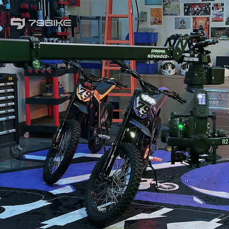 79BIKE Source Factory 10KW 72V 40Ah 120km Off Road Tire Electric Dirt Bike with HIFI and APP E-Moto Bike