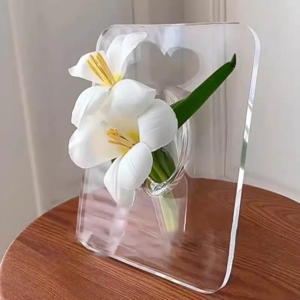 New Art Hydroponic Flower Arrangement Utensils Acrylic Decoration Ornaments Nursery Pots Picture Frame Vase