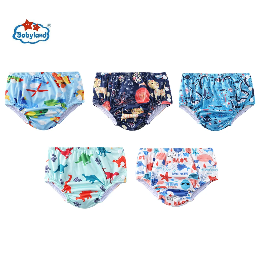 【Babyland】 5 Stks/partij U Pick Baby Zwembad Luiers Waterdicht Doek Luiers Badmode Populaire Zwemmen Broek Baby Nappy 0-2