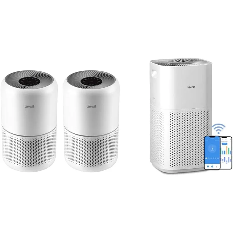 Air Purifiers for Home Allergies Pets Hair Dust Smoke Pollutants Odor Removal, Covers Up to 1095 Sq.Foot | 3175 Sq. Ft