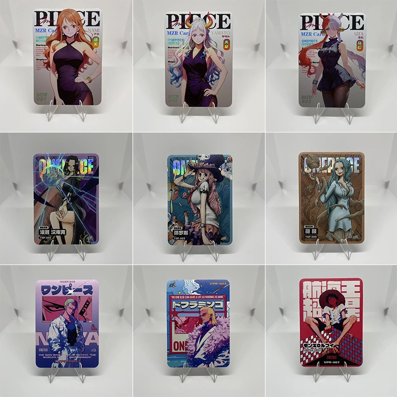 

Аниме One Piece MZR TSP VPR Card Nami Hancock Robin Uta Luffy Ace Zoro Коллекционные карты Рождественские подарки на день рождения Детские игрушки