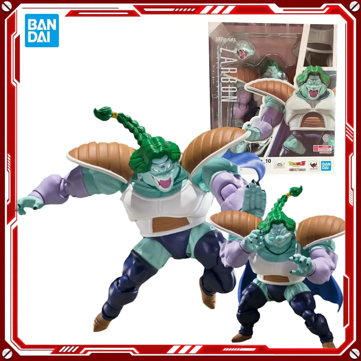Bandai Genuino Dragon Ball Anime Kit Modello Zarbon True Power Giocattoli SHF Action Figure Modello di Montaggio Regalo Regalo di Natale per Bambini