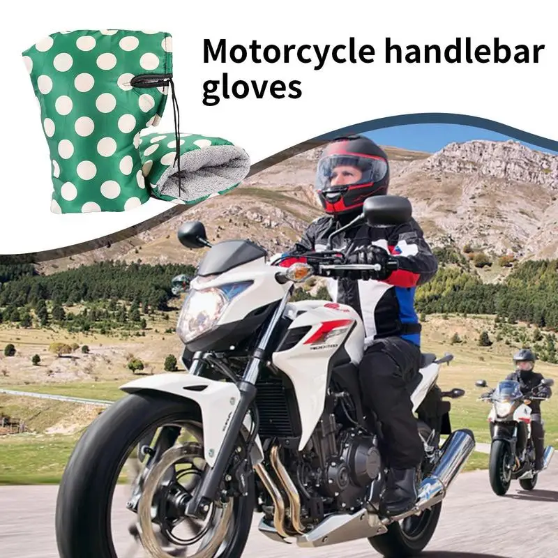 Motorcycle Universal Cold-Proof Handlebar Gloves Warm Riding Gloves Motorcycle Cold Weather Waterproof Cold-Proof