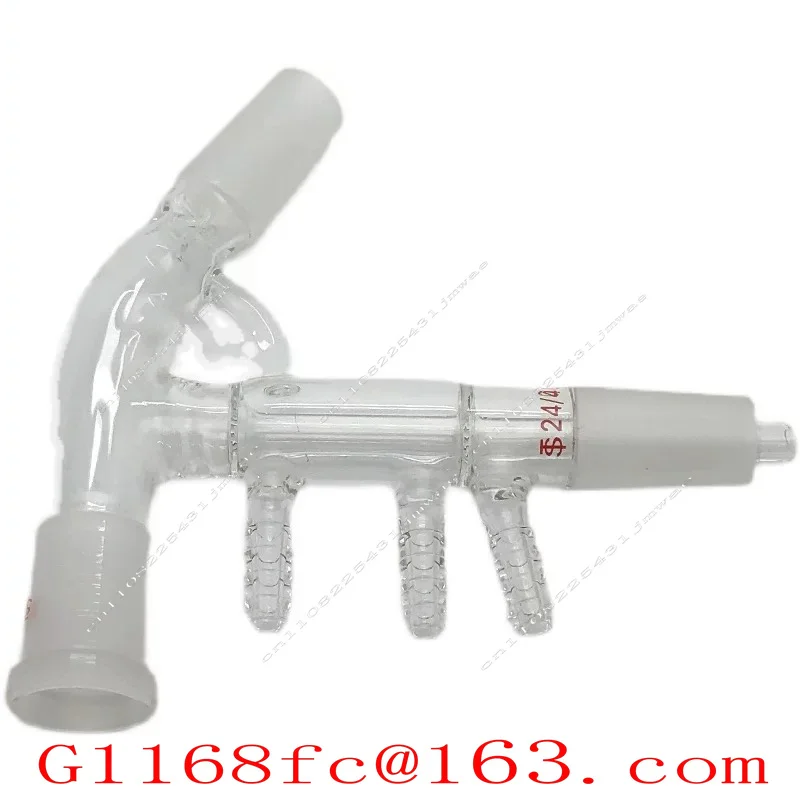 24/40 Borosilicate Glass Micro Distillation Head Lab Fractionating Distillation Apparatus