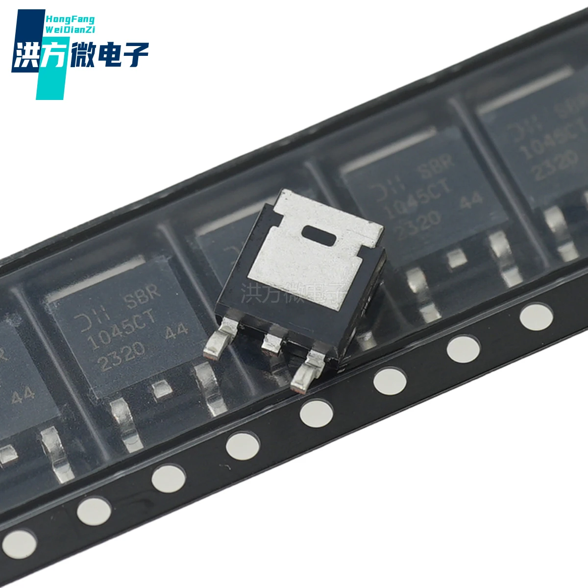 10PC original SBR1045CTL SBR 1045CT super barrier rectifier 550mV@5A 45V 10A TO-252-2 DPAK SBR1045CTL-13 Marking SBR1045CT DIODE